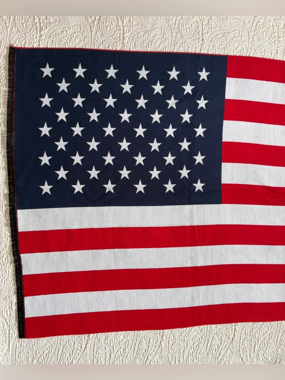 American Flag Throw/ Blanket - Red, White & Blue.  Fourth of July!!!